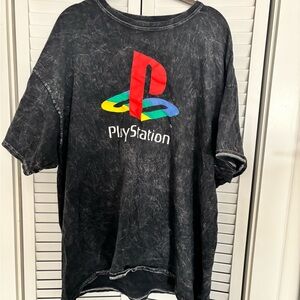 Sony PlayStation Black Graphic Tee